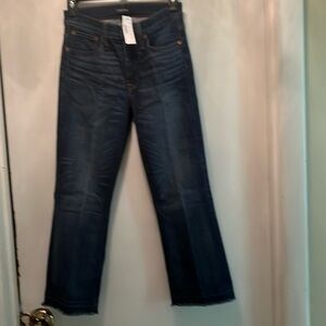 NWT,26p, JCrew kick out jeans.   Inseam 23, leg opening 18